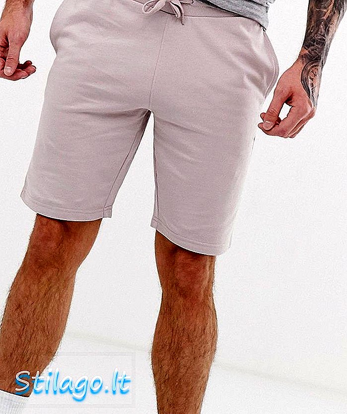 Shorts in jersey con coulisse Only & Sons in pietra rosa