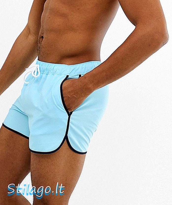 ASOS DESIGN-löpare simmar shorts i blått