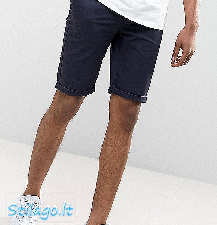 ASOS TALL Chino Skinny Shorts στο Ναυτικό