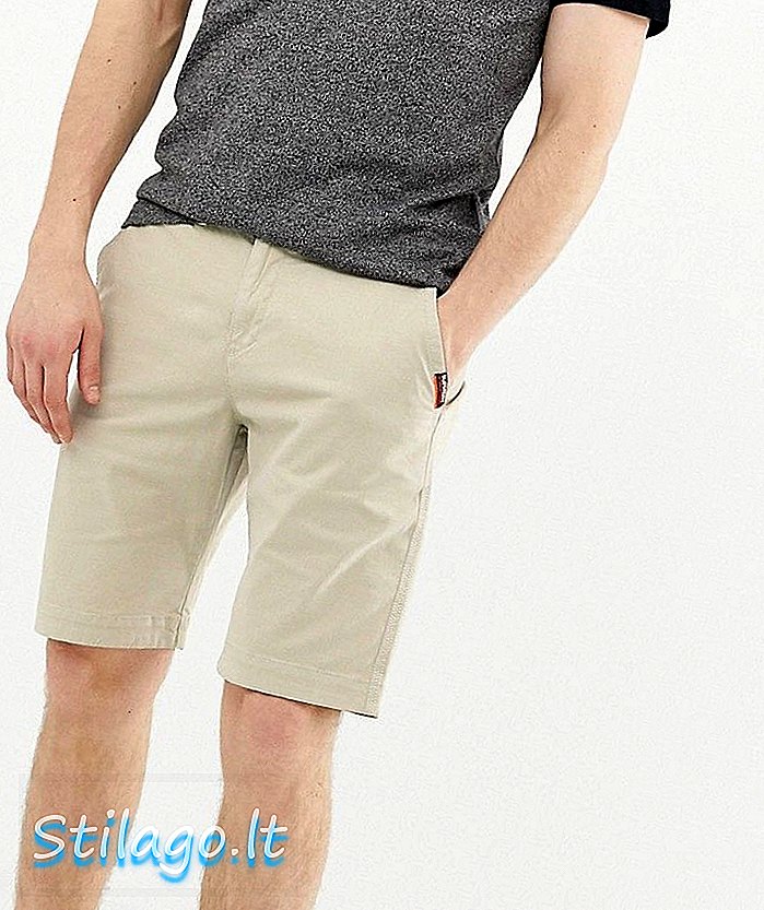 Superdry Chino Shorts in Sand-Tan