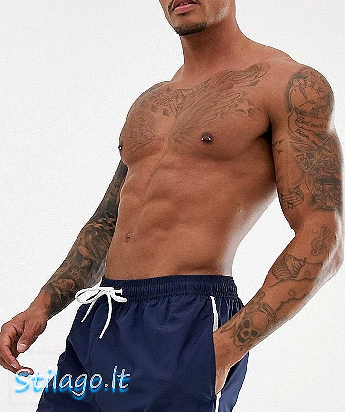 Pantaloni scurți de înot scurt Calvin Klein - Albastru
