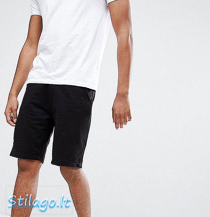 D-Struct TALL Basic Jersey shorts-svart