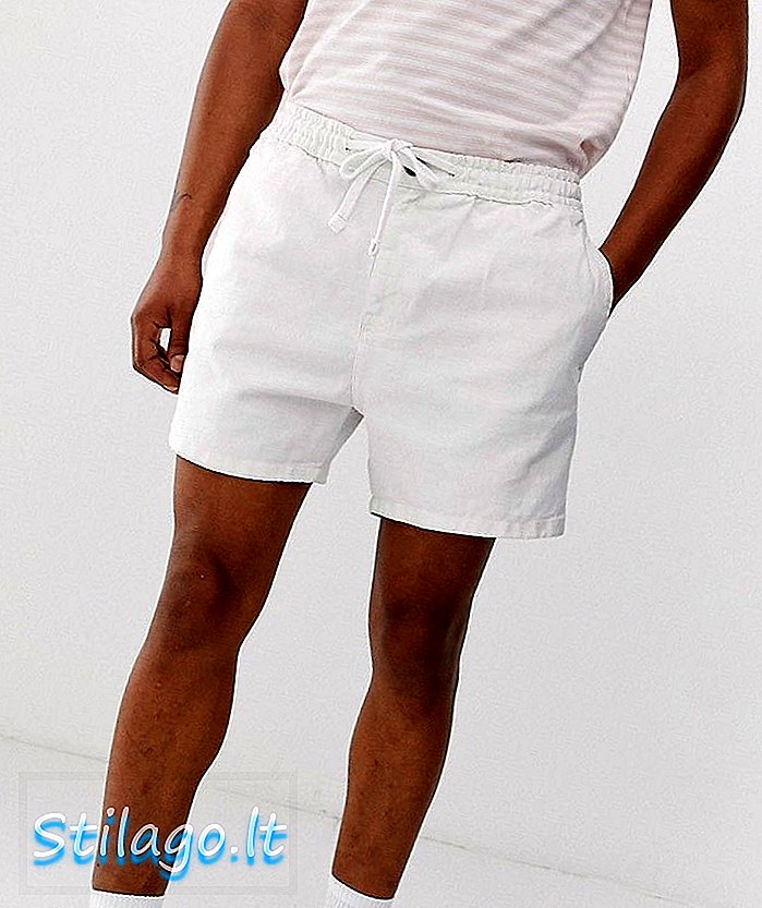 New Look Shorts mit Kordelzug in Weiß