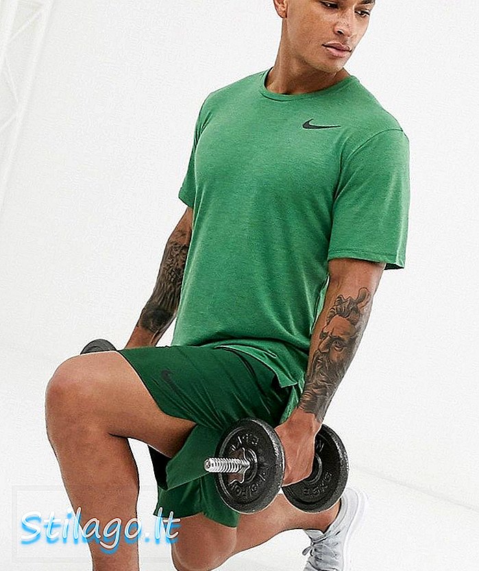 A Nike Training Flex 2.0 zöld szövésű rövidnadrág