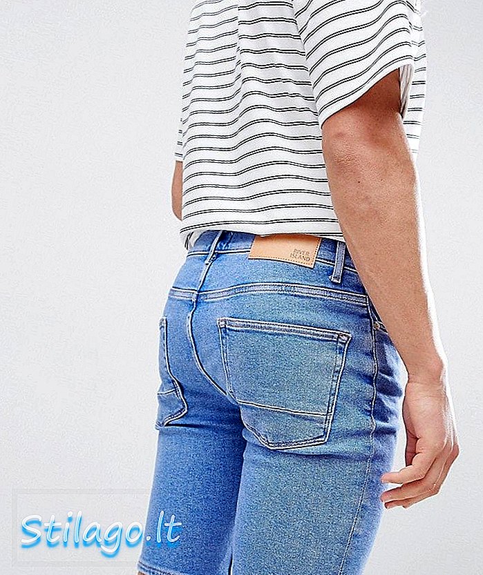 מכנסי ג'ינס סקיני של נהר איילנד בגוון כחול בהיר
