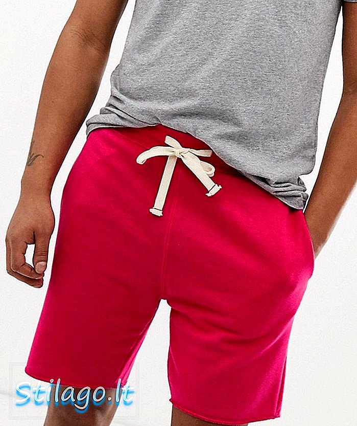 Pantalons curts de Pull & Bear de color rosa brillant-Blau