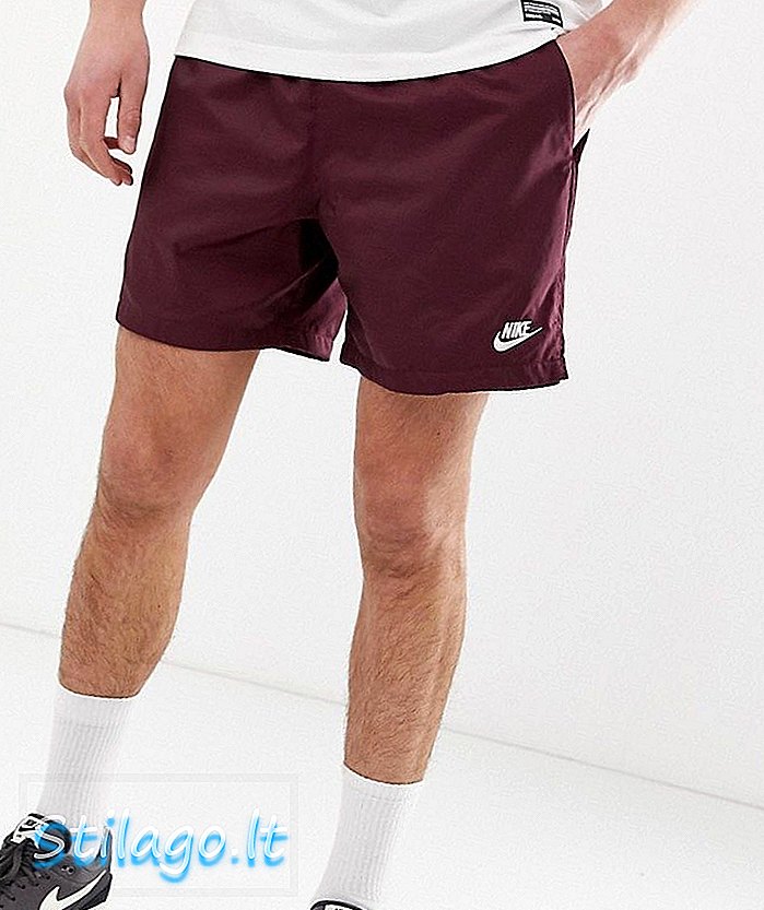 Nike Short met geweven logo, bordeaux-paars
