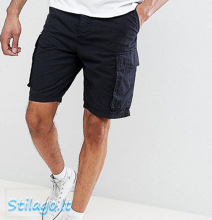French Connection TALL Cargo Shorts-Navy Tentera Laut