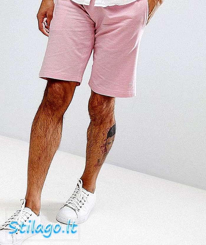 French Connection Jersey Shorts-Pink