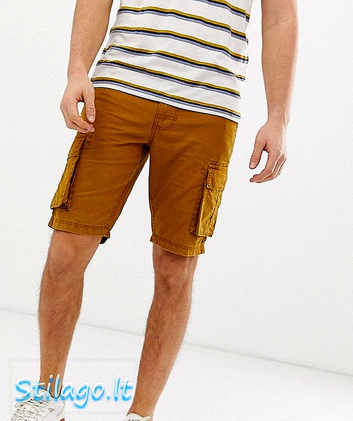 Bellfield-shorts i brunbrun