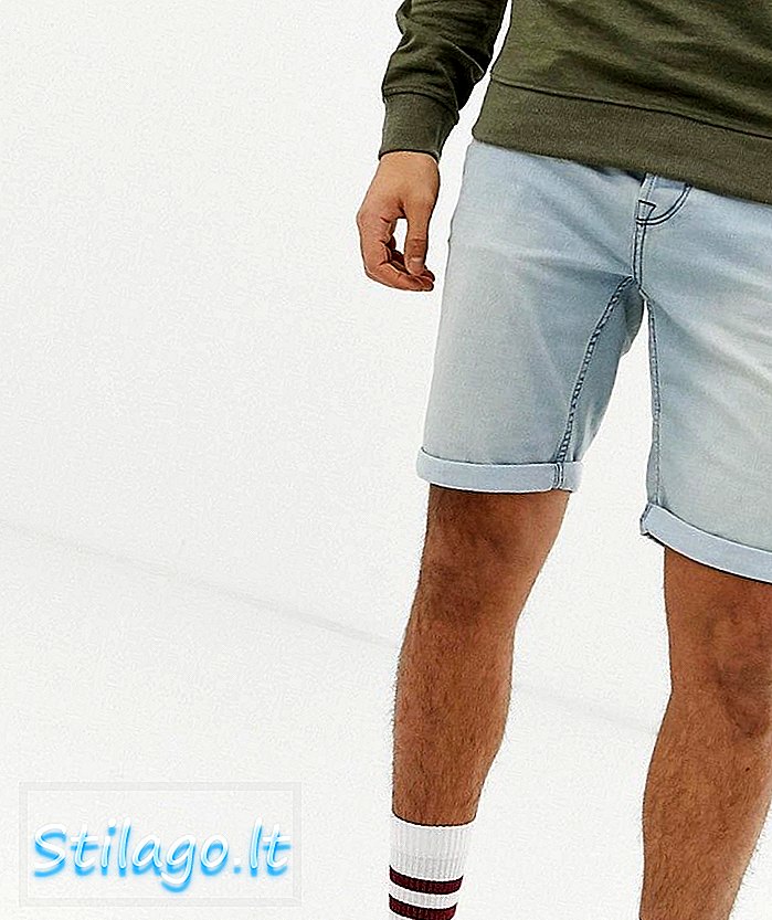 Only & Sons denim shorts-Blue