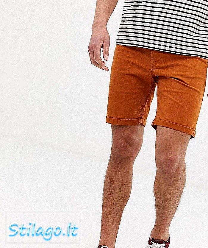 Pantalons curts de butxaca Jack & Jones de 5 de color taronja