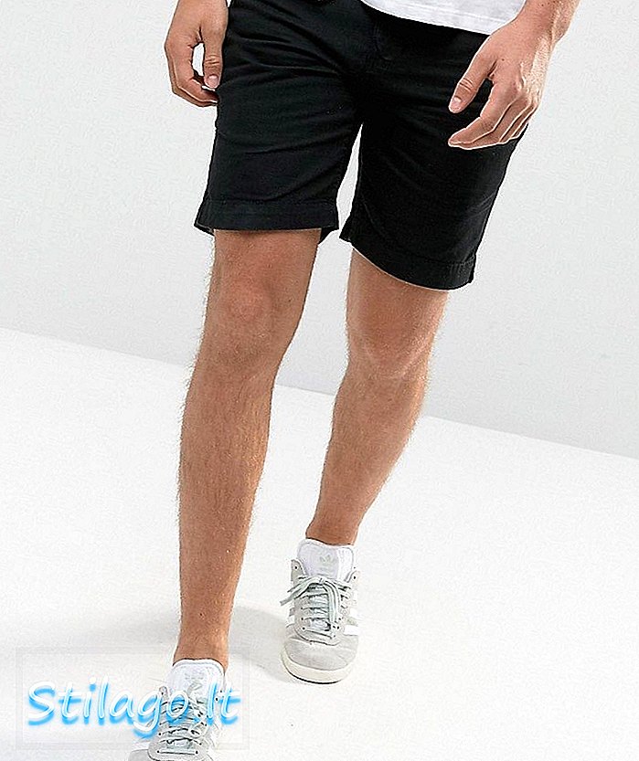 Shorts in tela con coulisse D-Struct blu navy