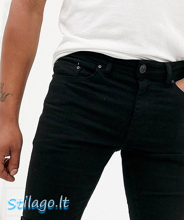 New Look usnjene kratke hlače v črni barvi