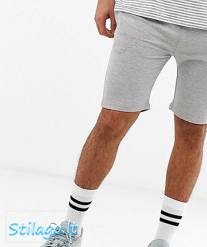Soul Star basic jersey shorts-grå
