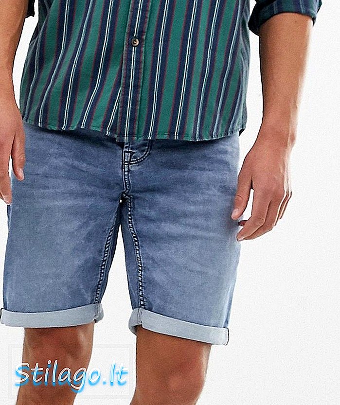 Shorts in denim lavato Only & Sons blu