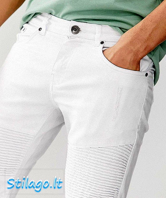 APT Dean Biker Shorts-Weiß