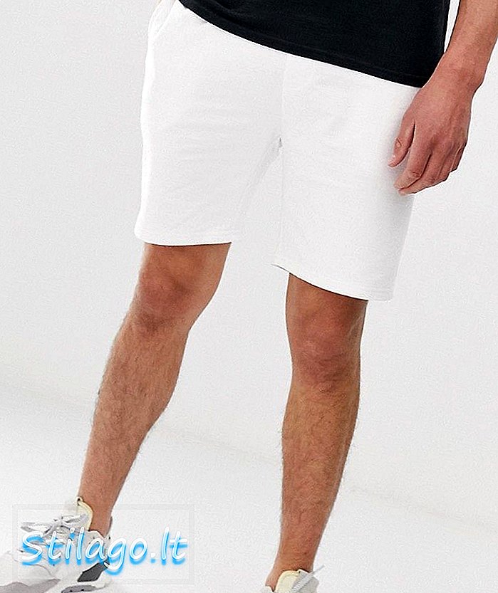 Shorts de punto Burton Menswear en blanco