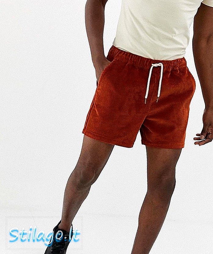 Pantalons curts més curts de ASOS DESIGN, de color taronja òxid