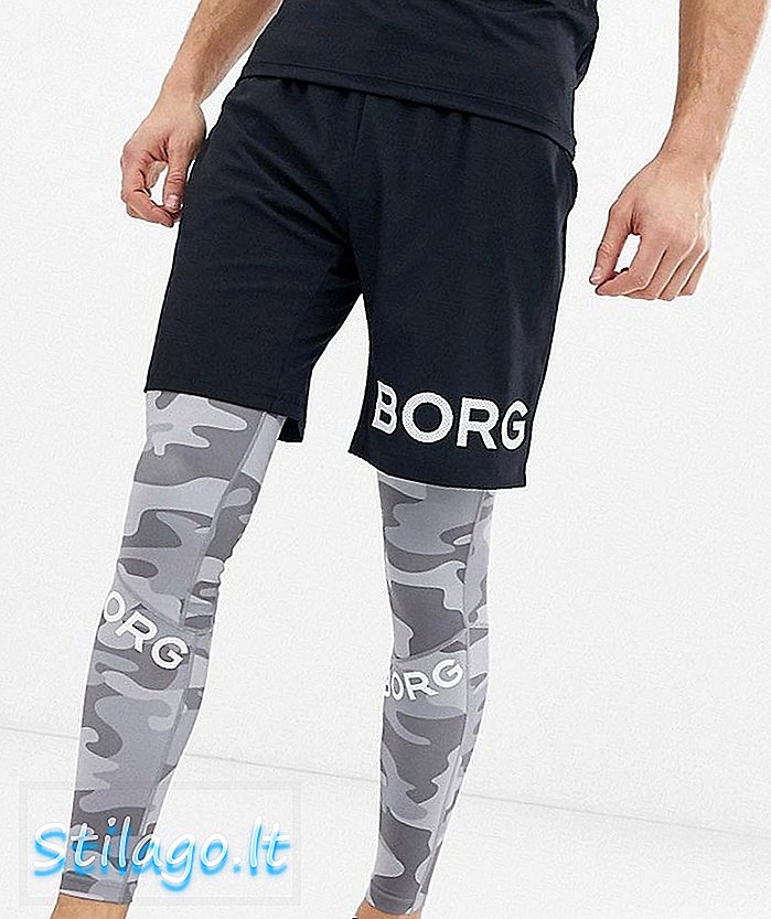 Bjorn Borg Performance Avgustovske kratke hlače-črne