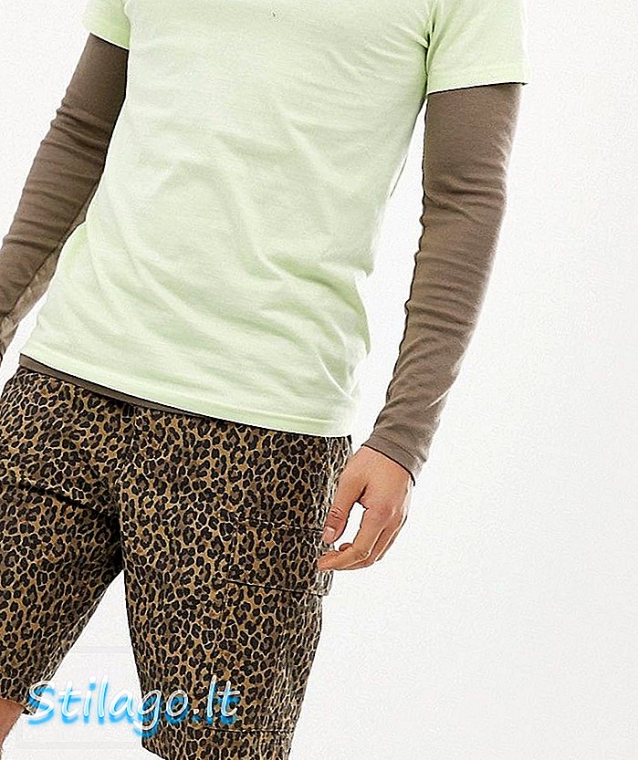 Szorty cargo Levi w kolorze geparda w kolorze beżowym