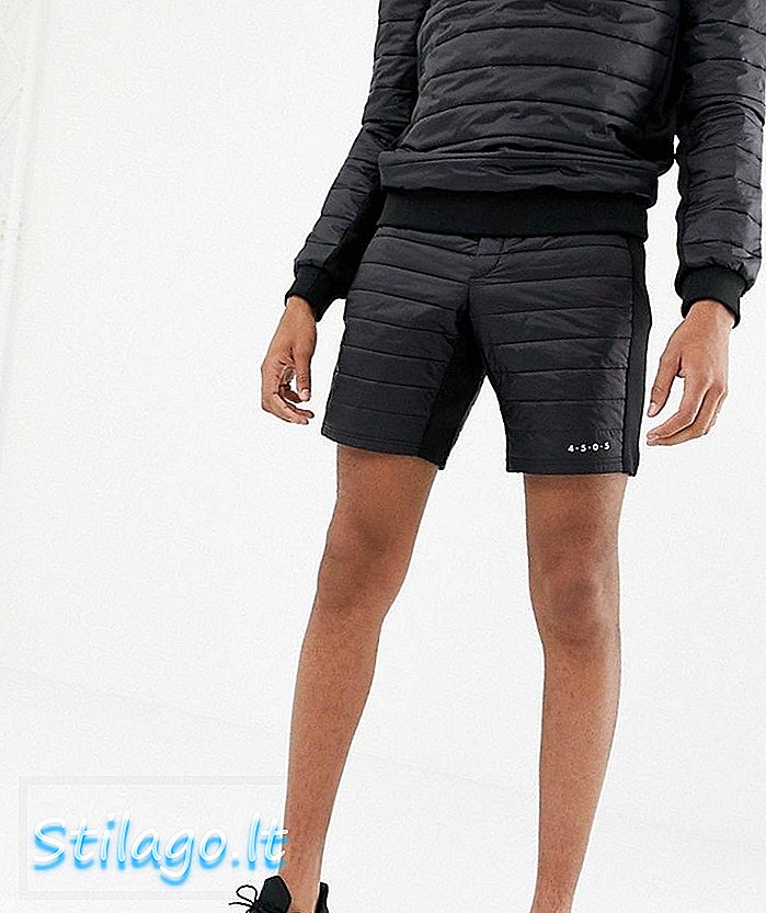 ASOS 4505 quiltede shorts-Navy