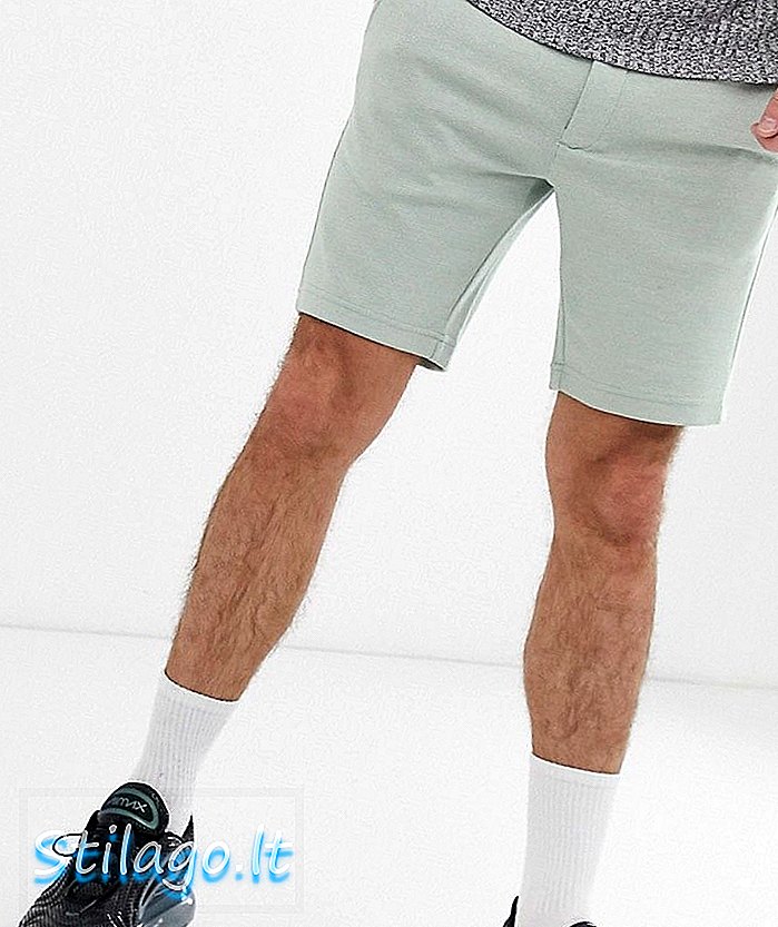 Jack & Jones thông minh quần short thông minh màu xanh lá cây