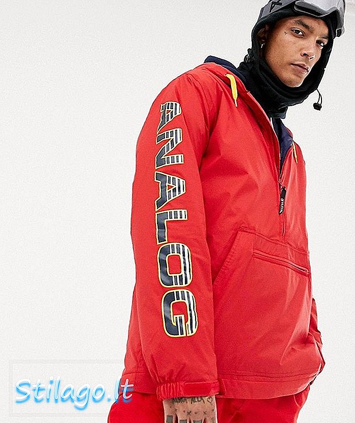 Analog Chainlink Anorak in Red