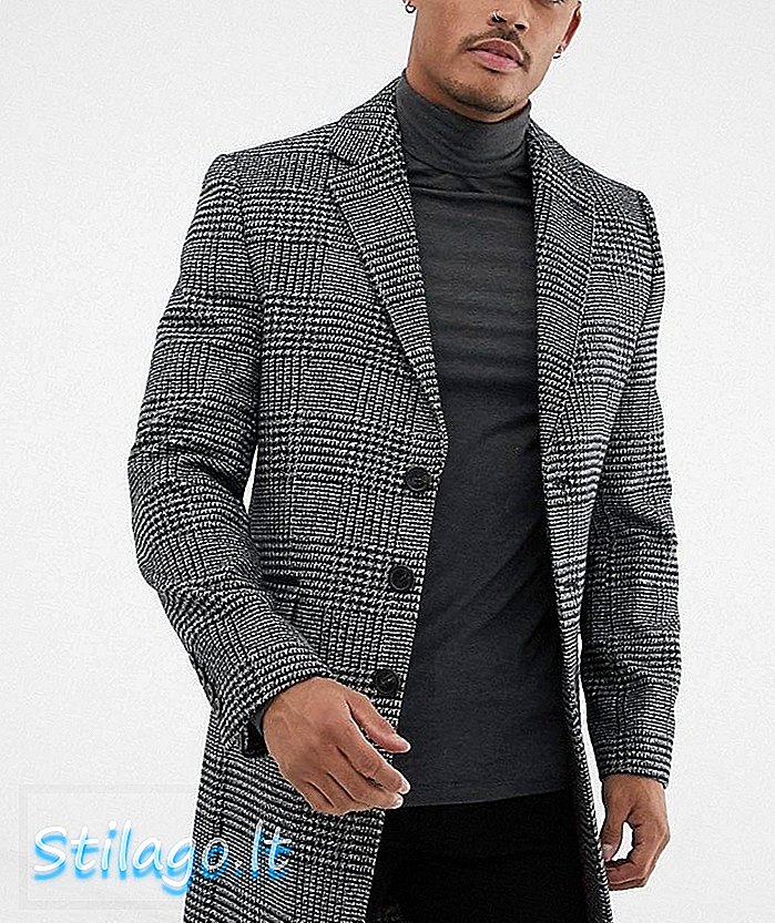 Шерстяное пальто премиум-класса Harry Brown - серый