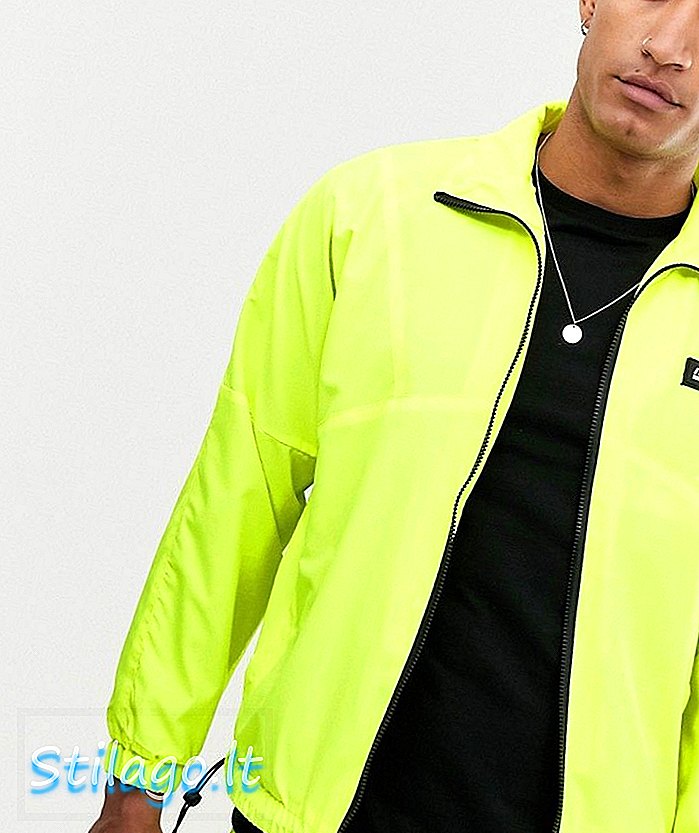 Áo khoác ngoài ban đêm neon Addict áo khoác thể thao màu vàng
