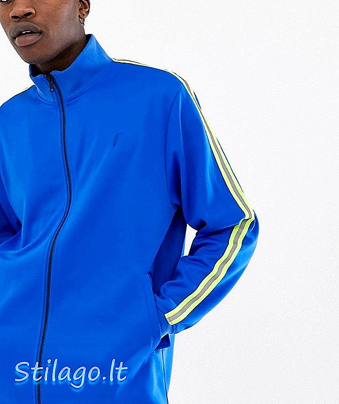 Fairplay Nera track jacket με μανίκι νέον σε μπλε