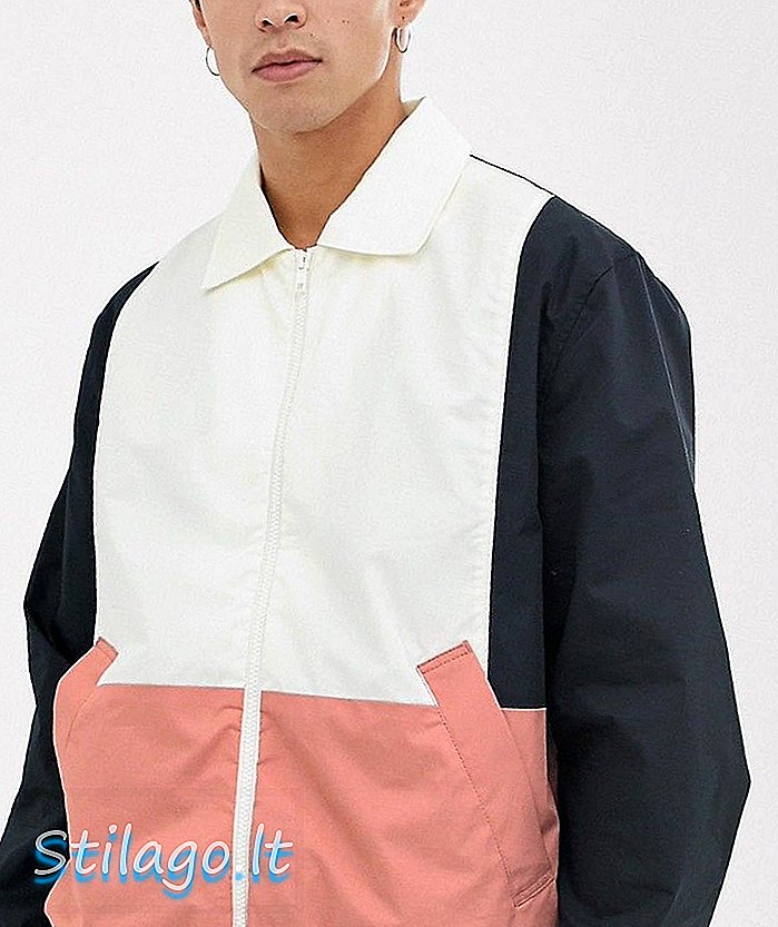 Hafta içi denizci Bruno renkli blok ceket