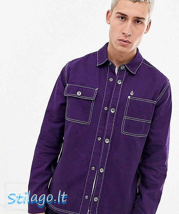 Violetinė „Volcom Fitzkrieg“ marškinių striukė