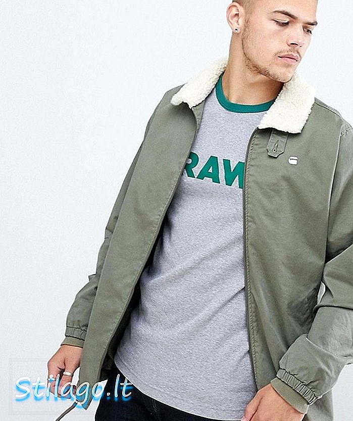 Medijska jakna trenerske jakne G-Star Rodis u zelenoj boji