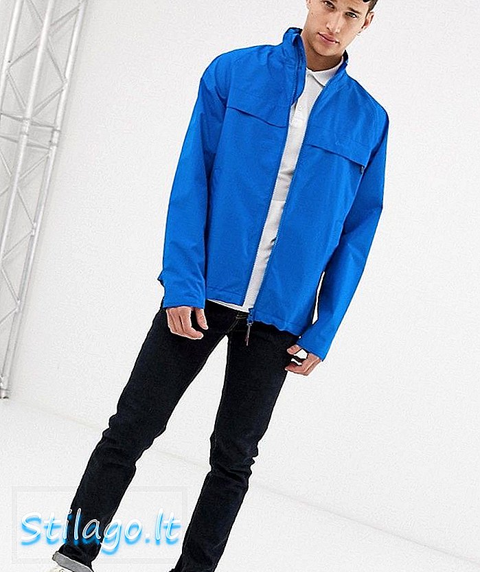 Barbour Skerries nepremočljiva lahka jakna v modri barvi