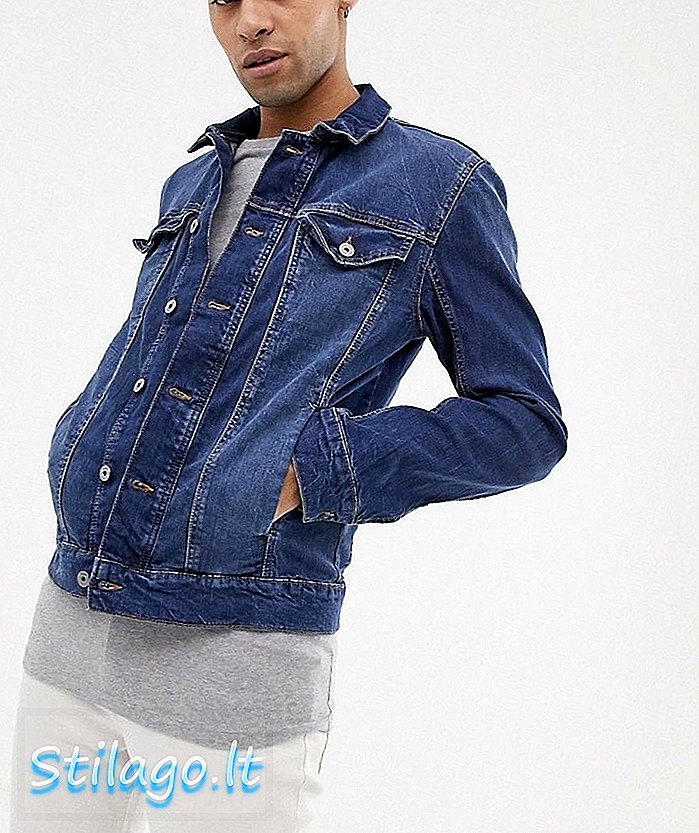 Jeans jakna Tom Tailor v srednje modrem pranju