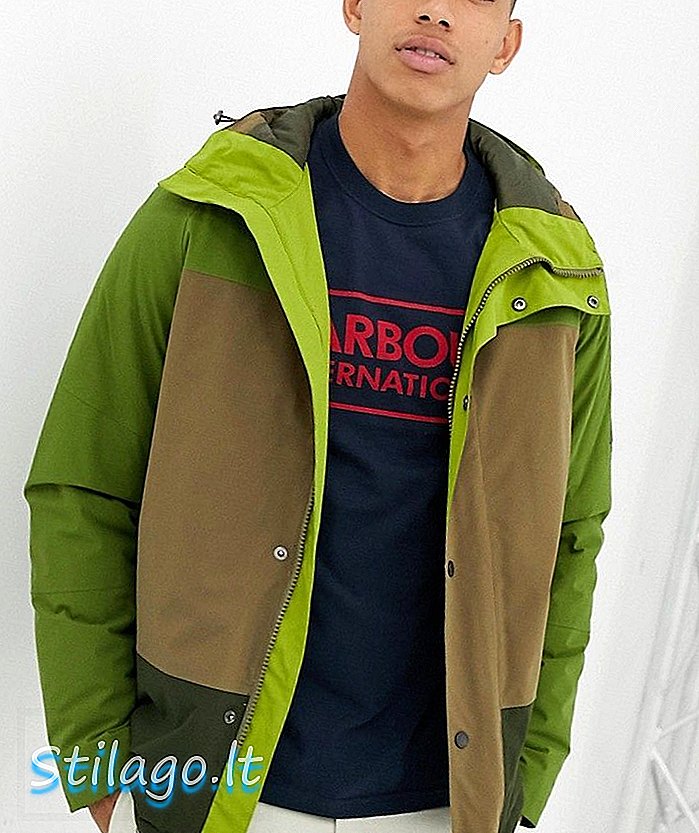 Barbour Beacon Scout chaqueta impermeable con capucha en verde