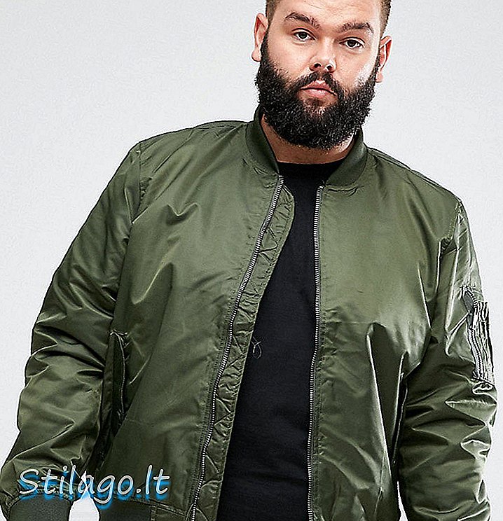 Jaqueta Bomber Brave Soul PLUS Ma1-Verde