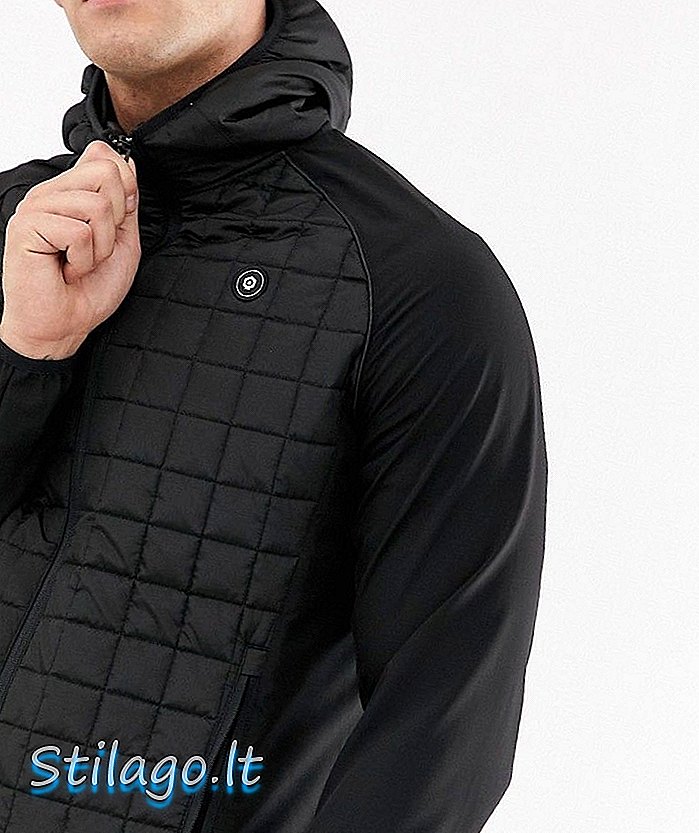 Jack & Jones Core multi jacket με σπορ μανίκι μανίκι-Μαύρο