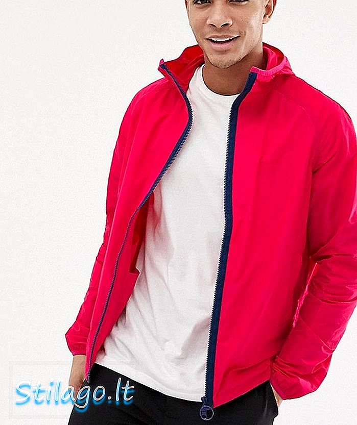 Легкая куртка с капюшоном Barbour Beacon розового цвета