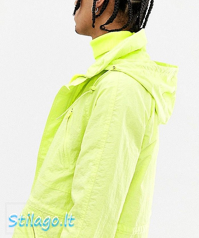 ASOS DESIGN Parka jaqueta de color verd neon