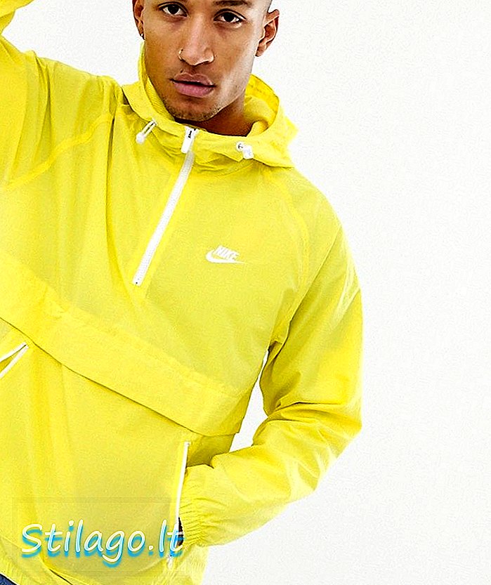 Nike Geweven jack in geel