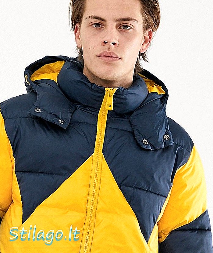 Pulover jakna plava i žuta-mornarica