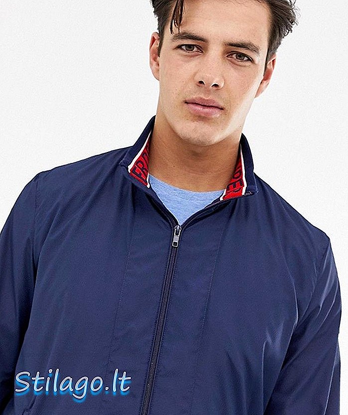 Легкая куртка Harrington темно-синего цвета