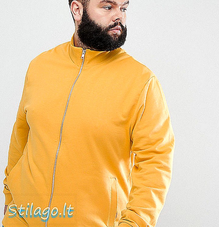 ASOS DESIGN Plus jaqueta de samarreta de color groc
