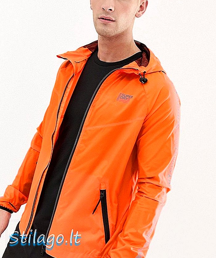 Superdry Sport chaqueta ligera en naranja