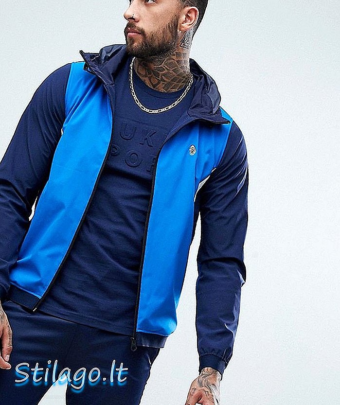 Veste de survêtement à capuche Luke Sport Ainslie en mélange bleu
