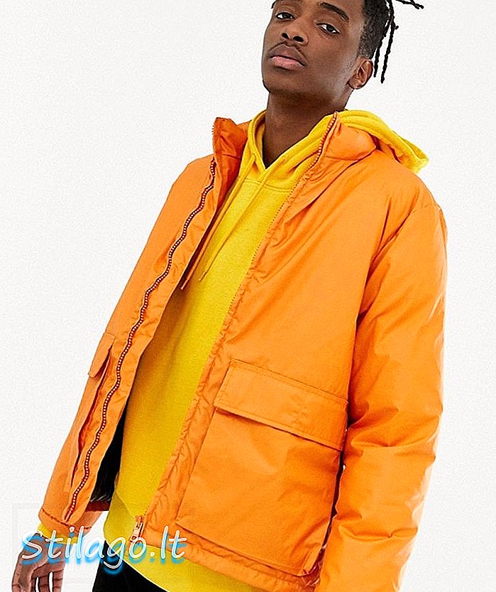 Hétköznapi Jimmy kabát sötét narancssárga