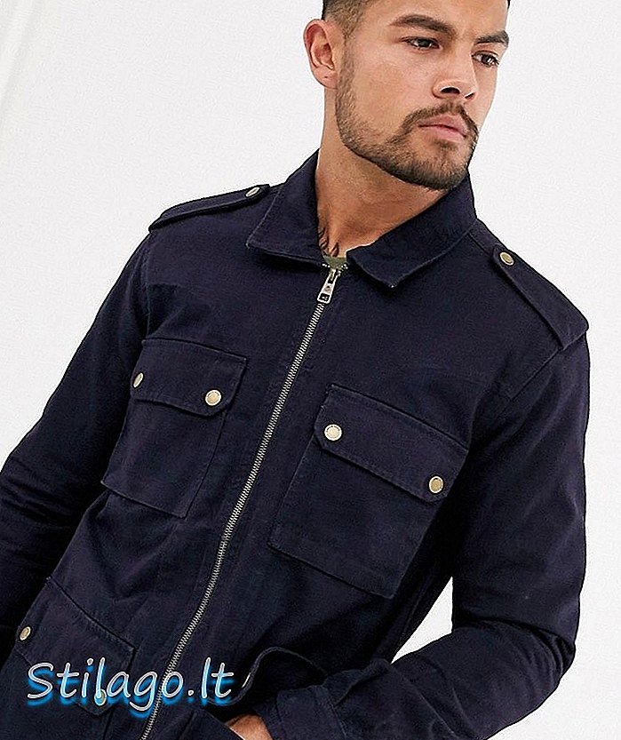 Only & Sons M65 jacket-Navy