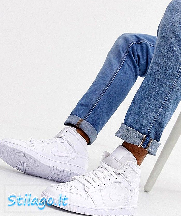 Sneakers basse Nike Air Jordan in bianco